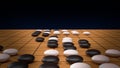 GoÃÂ  abstract strategyÃÂ board gameÃÂ for two players image 3d rendering